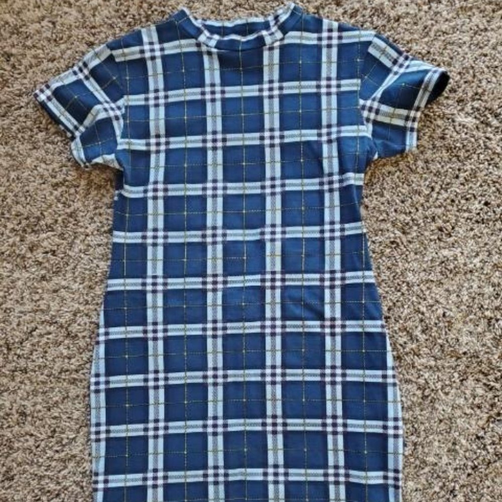 Motel Plaid Dress